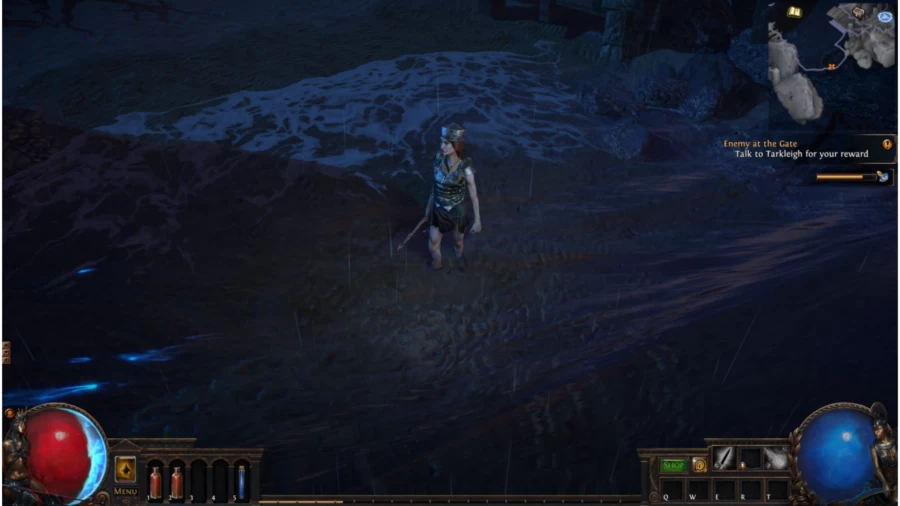 Path of Exile water detail high